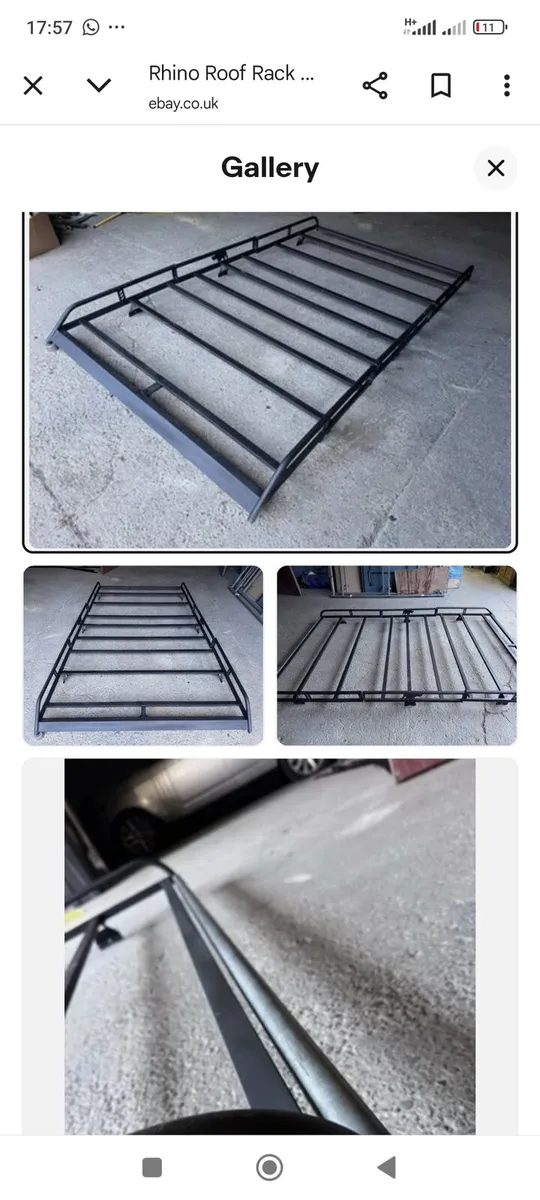 Original Full Rhino roof rack for sale - Image 1