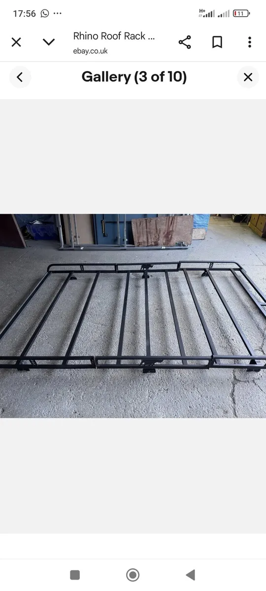Original Full Rhino roof rack for sale - Image 4