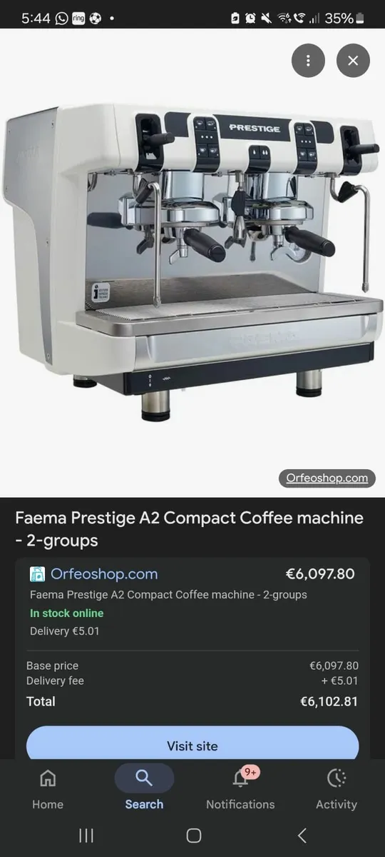 Prestige Coffee Machine - Image 4