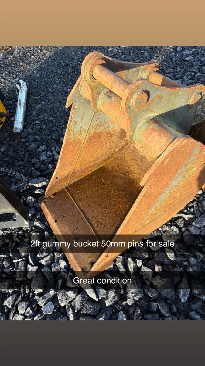 2ft gummy bucket 50mm pins for sale - Image 2