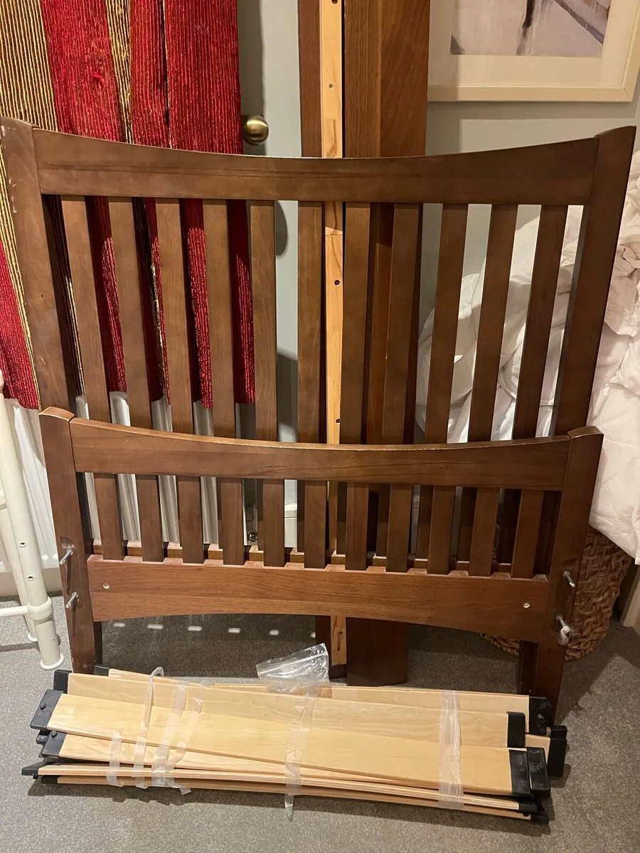 Gorgeous High Quality Wooden Single Bed - Deliver - Image 2