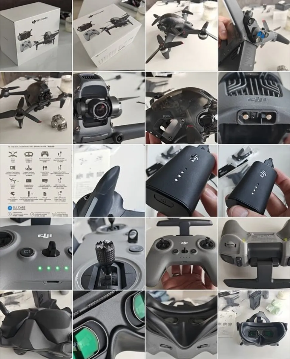 DJI FPV Drone w GoPro attachment - Image 1