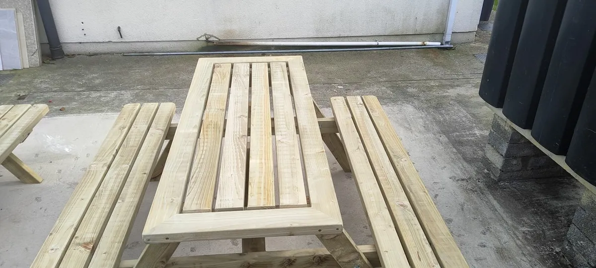 Picnic Table, Free delivery , picnic bench - Image 3