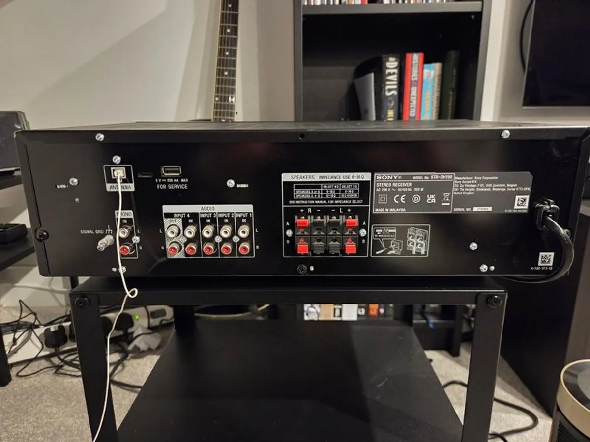 Sony STR DH190 Stereo Receiver Bluetooth & Phono Excellent Condition - Image 3