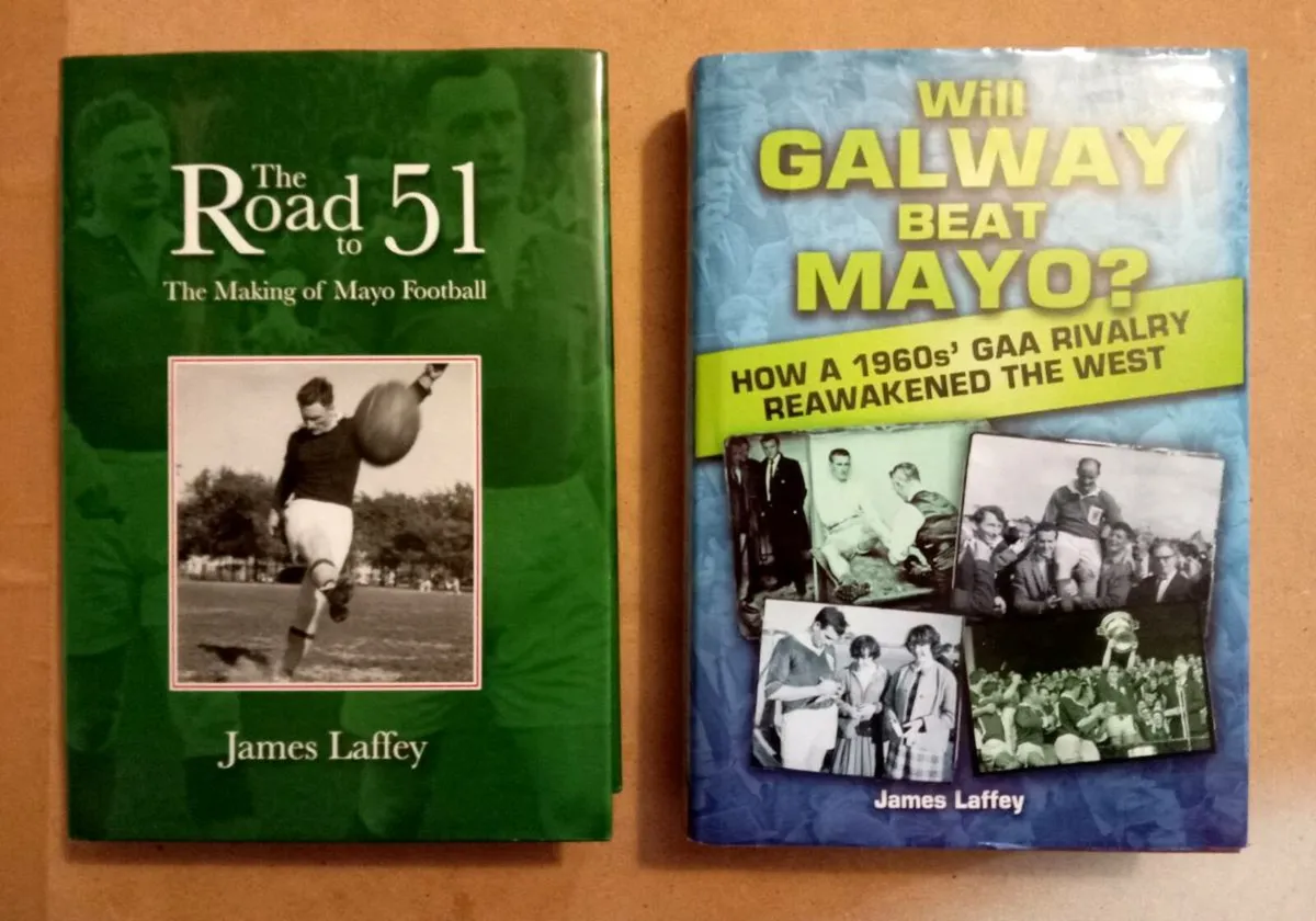 Two James Laffey Mayo Football Books