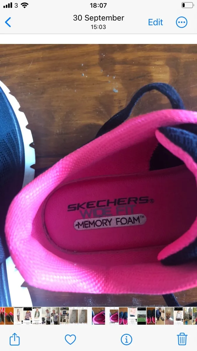 Ladies Sketchers Size 6 - Image 2