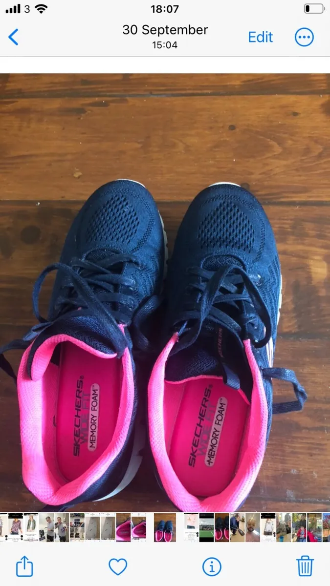 Ladies Sketchers Size 6 - Image 3