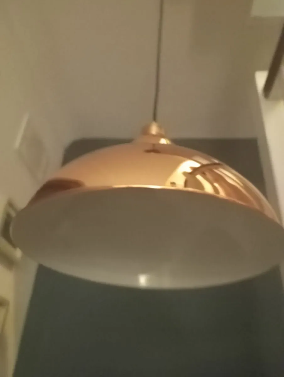 Brass/Copper ceiling light - Image 4