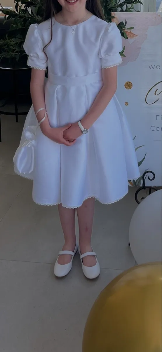 Darcy Bow Communion Dress - Image 4