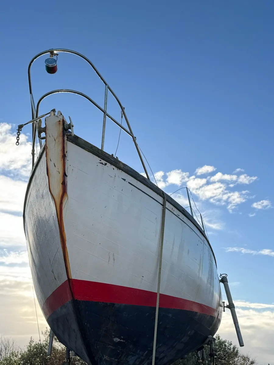 Classic Wooden Yacht - Image 1