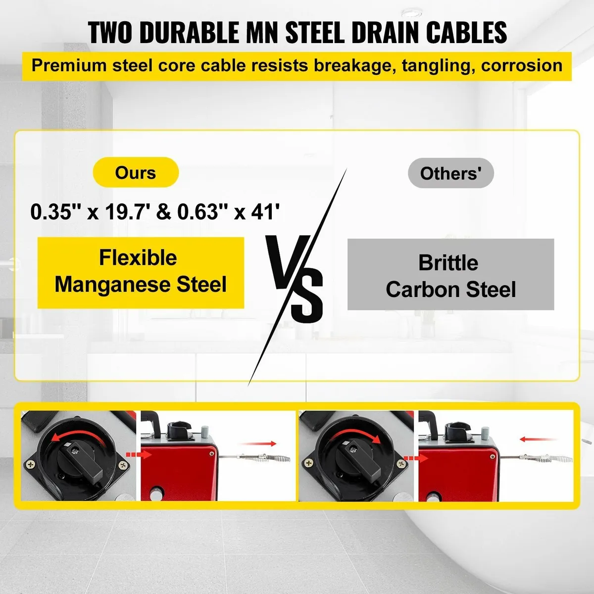 250W Electric Pipe Unblocker Sink Drain - Image 4