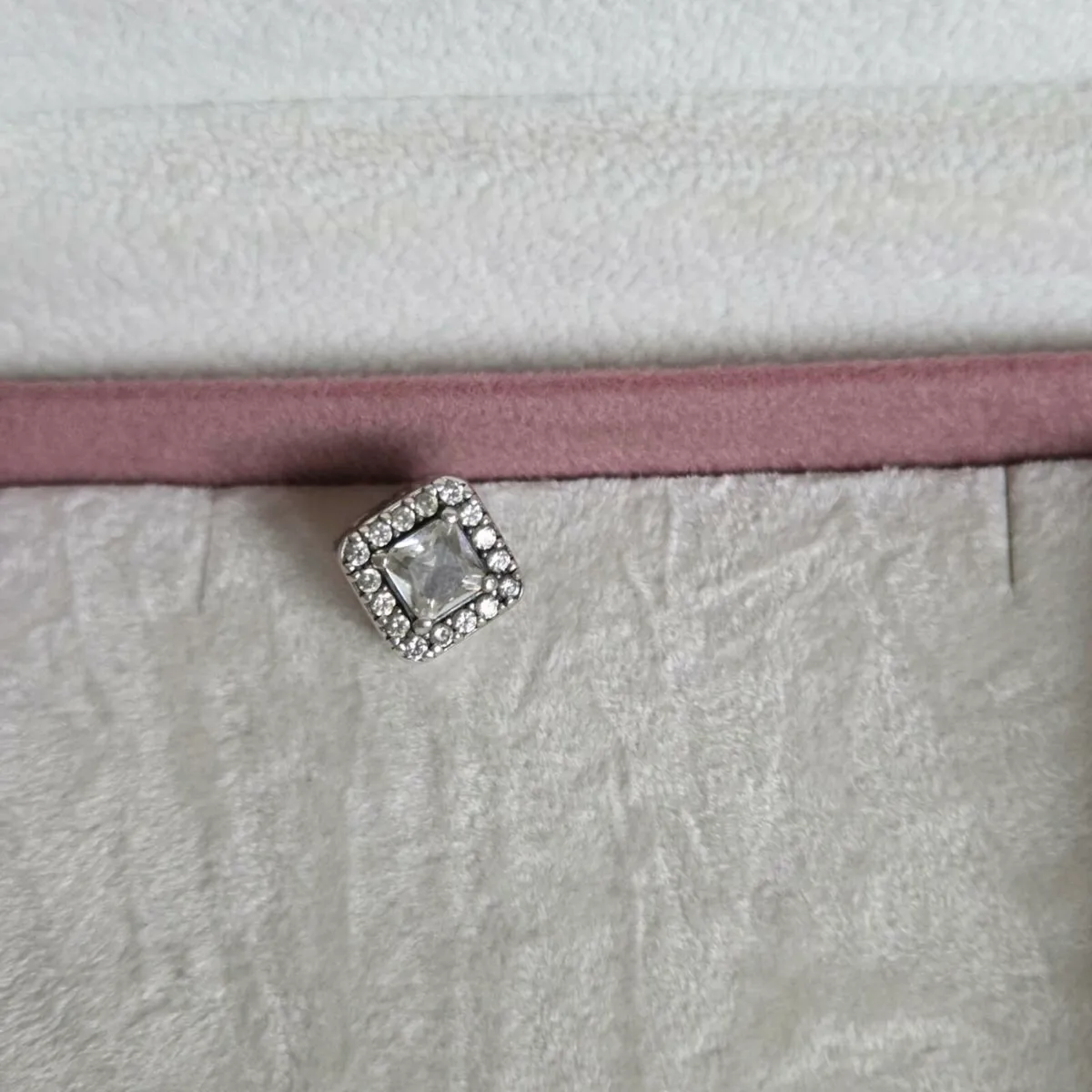 Pandora geometric radiance clear CZ Charm - Image 4