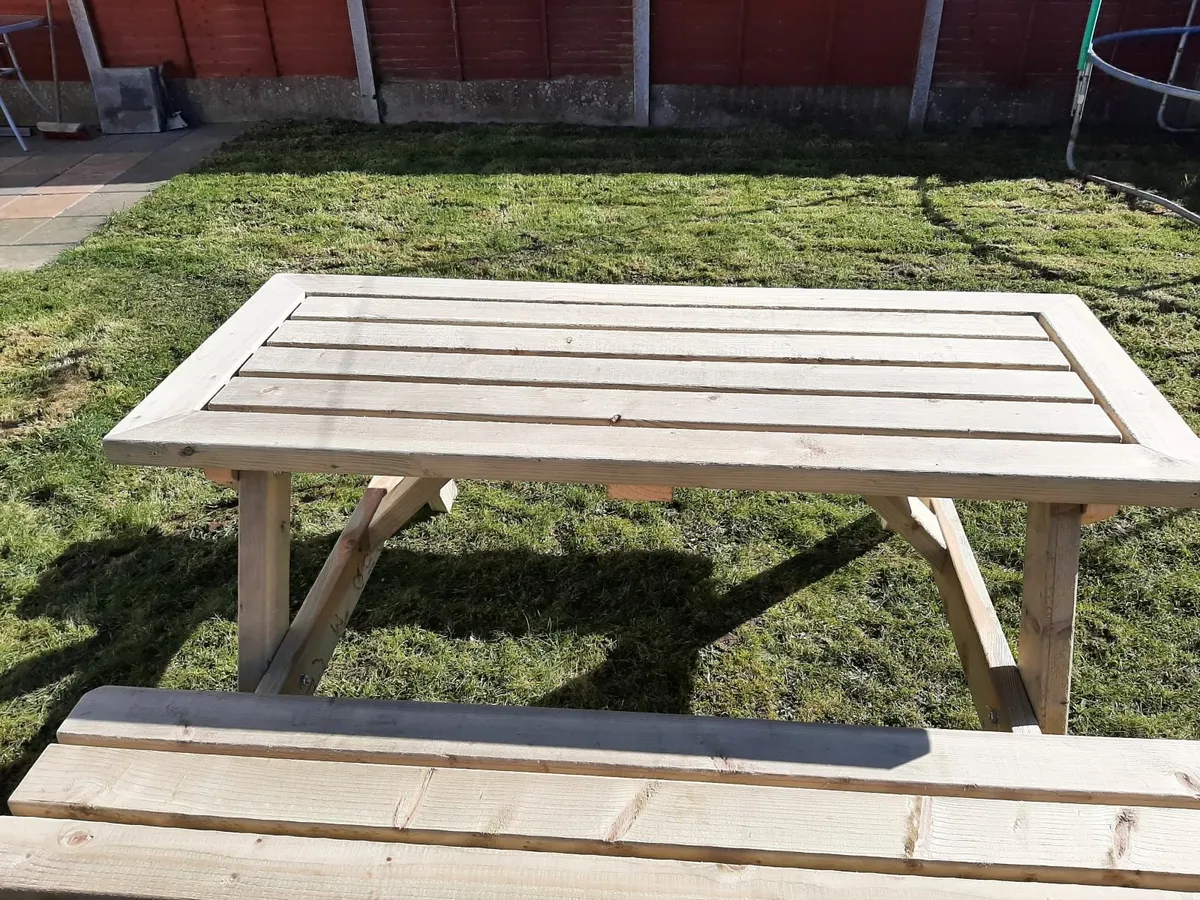 Picnic Table ,FREE DELIVERY ,Picnic Bench - Image 2