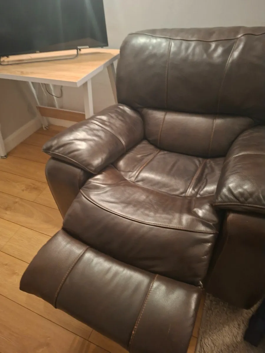 Recliner Arm Chair Leather - Image 3