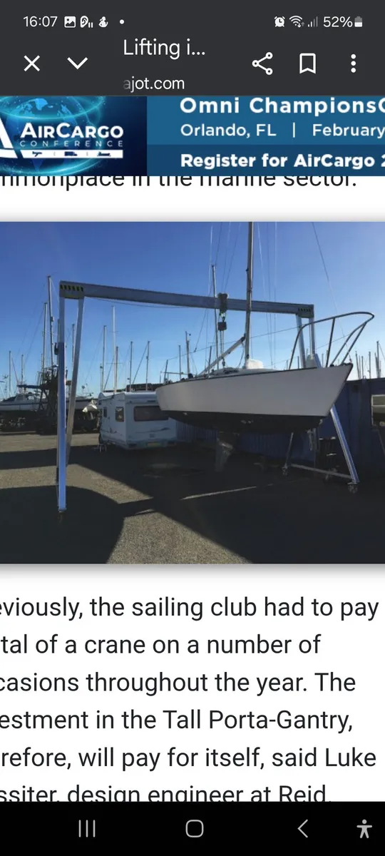 Reid gantry   cars / lorry  / tractor - Image 3