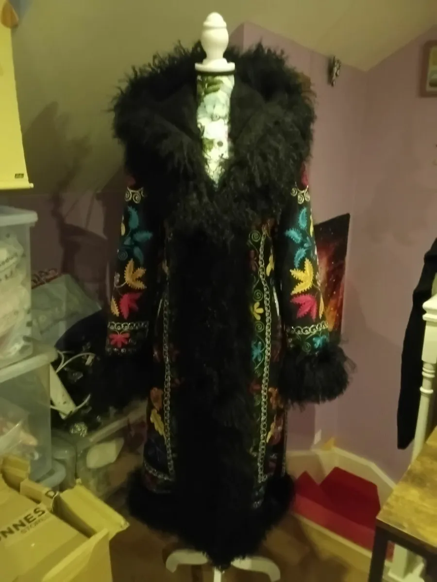 Embroidery suzani afgan coat handmade - Image 1