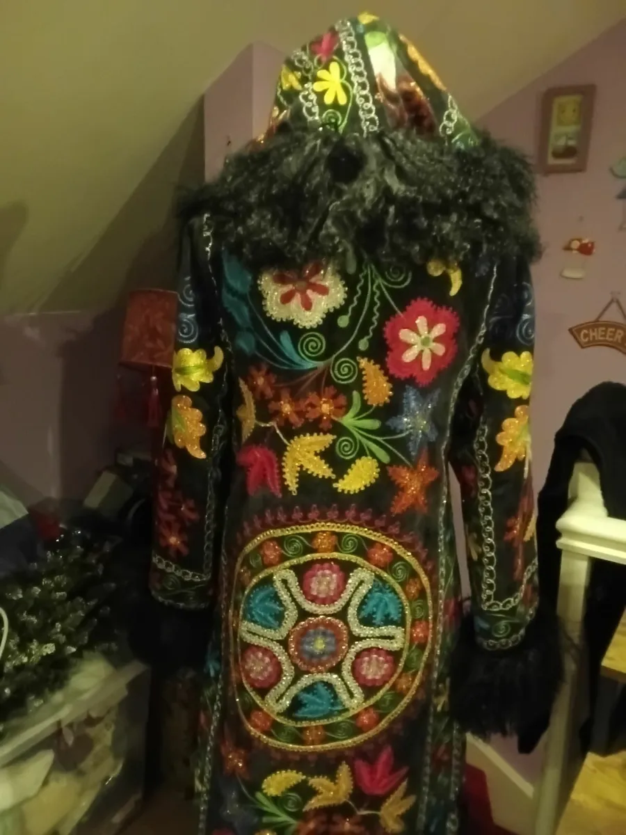 Embroidery suzani afgan coat handmade - Image 4