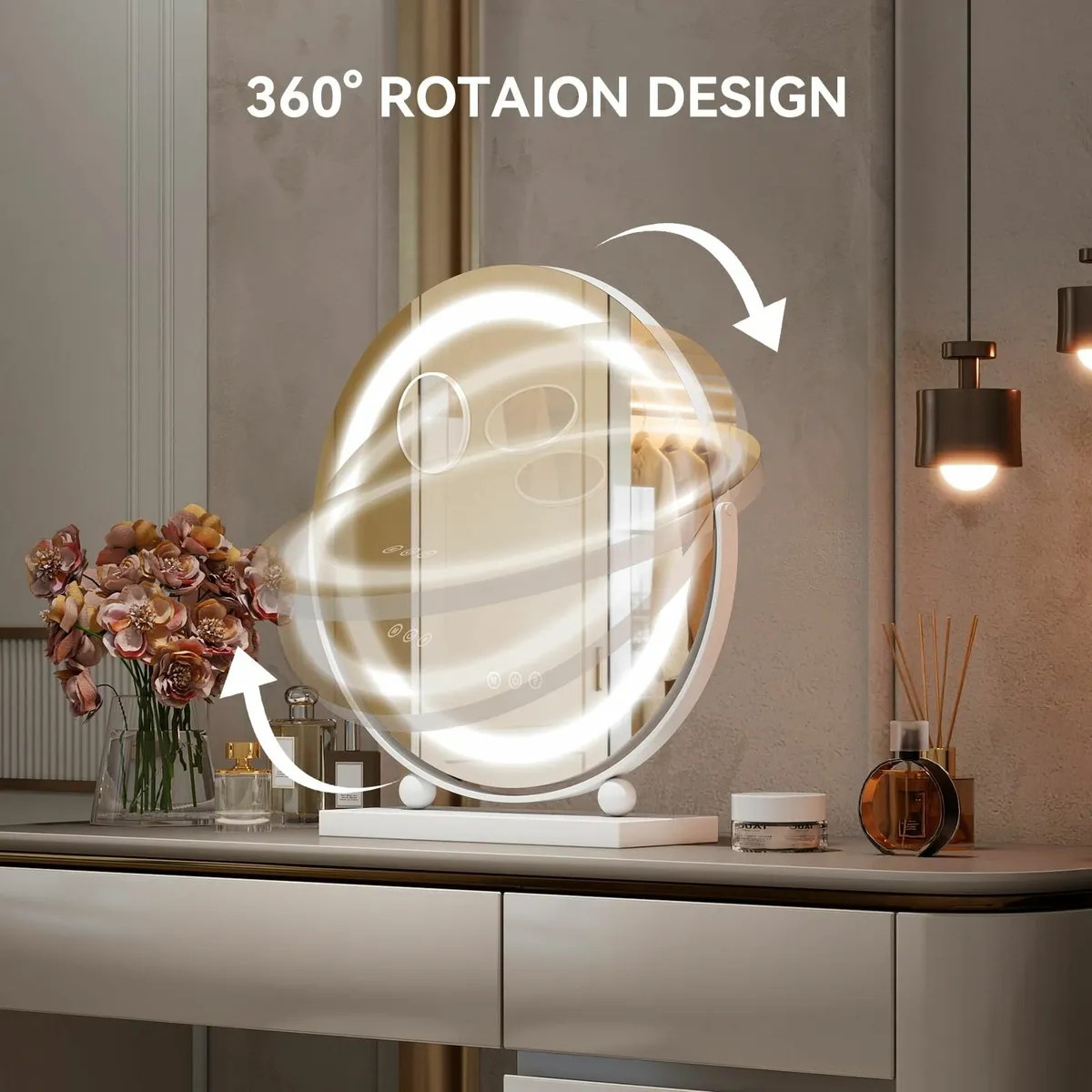 LED Makeup Mirror Lights, Hollywood Vanity - Image 3