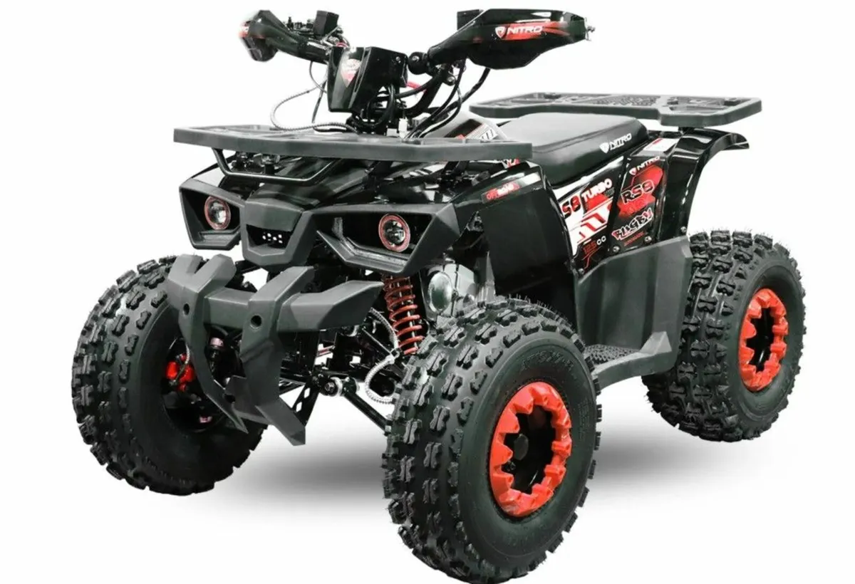 125cc midi kids quad Rugby RS8-3G Platinum - Image 1