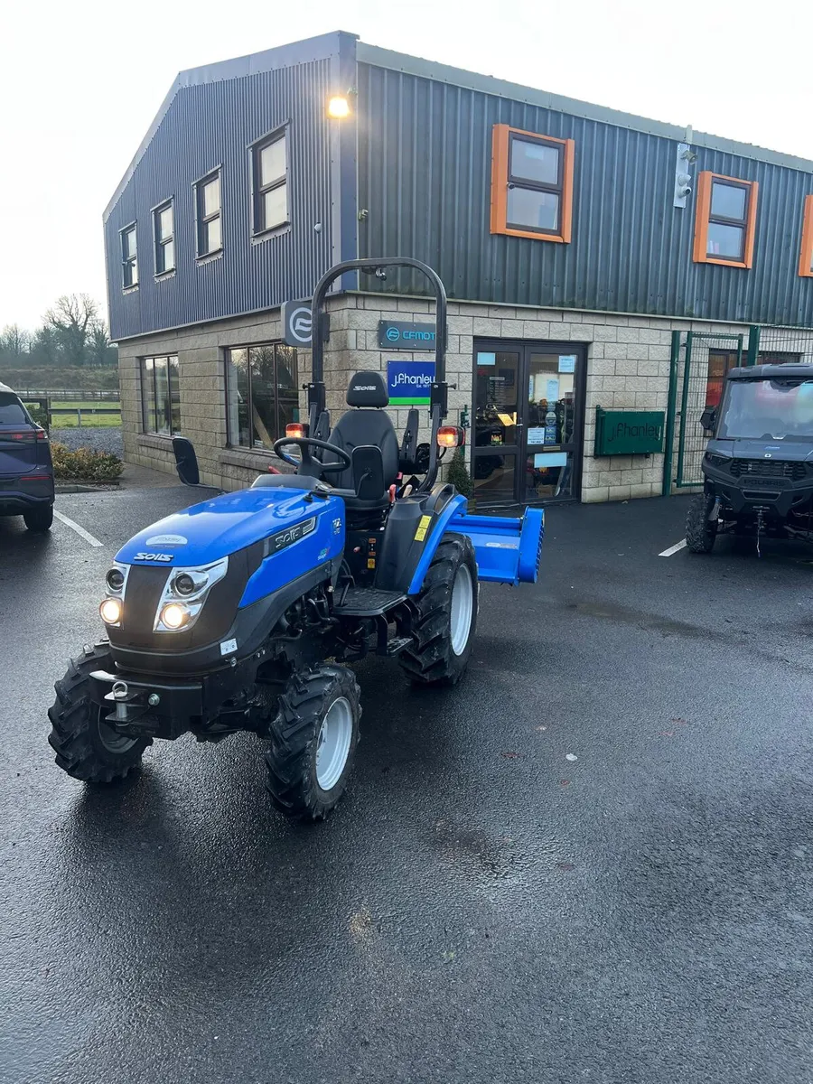 Solis 26 hst and 1.5 flail mower - Image 1