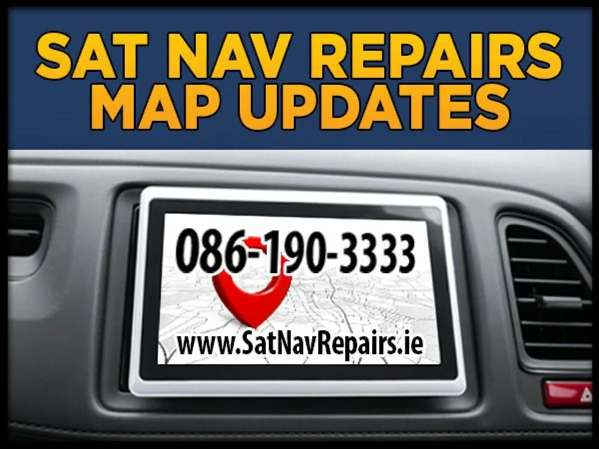 SAT NAV  MAP UPDATES  - REPAIRS  - SALES - Image 1