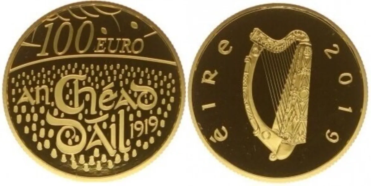 Rare! 100 euro gold proof coin 2019 IRISH - Image 4