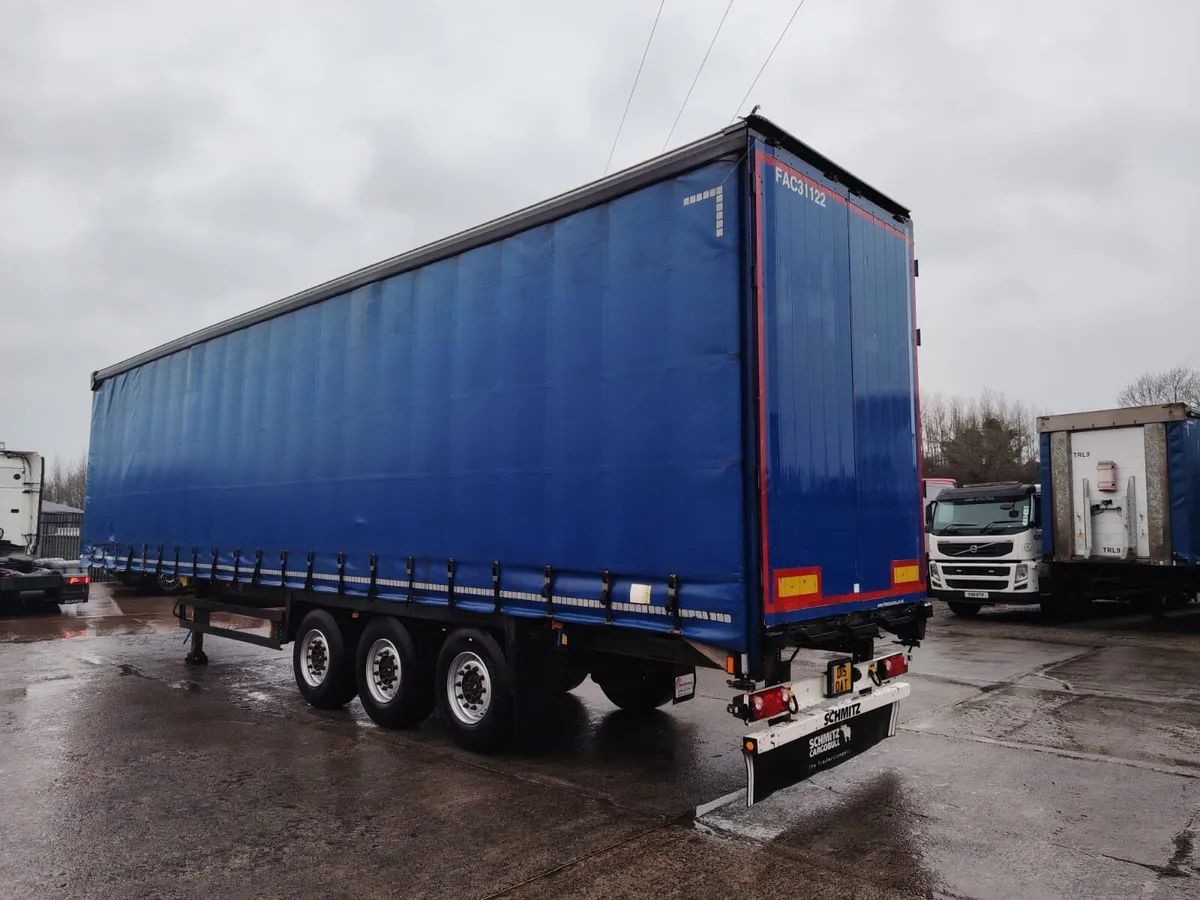 2016 Schmitz Curtainsider 4.65 high galvanised - Image 1