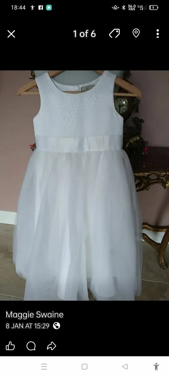 Paul Costello Communion dress age 10 - Image 1