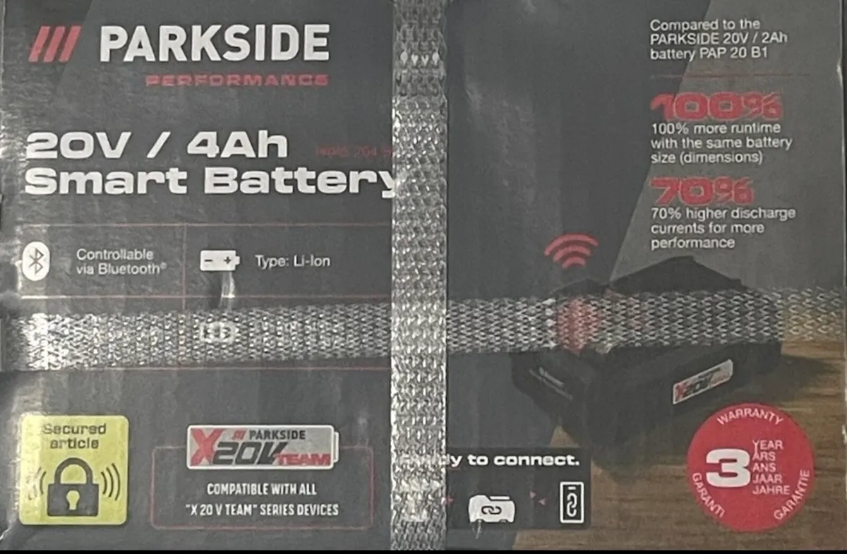 Parkside 20V 4Ah Rechargeable Smart Battery