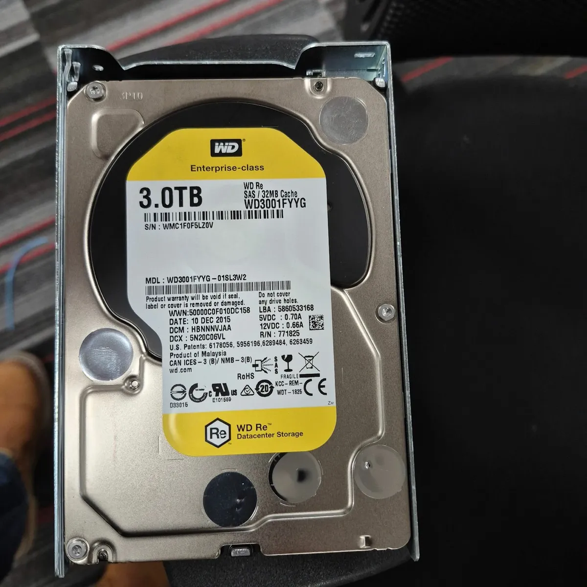3.0 TB ( Internal ) SAS Disk