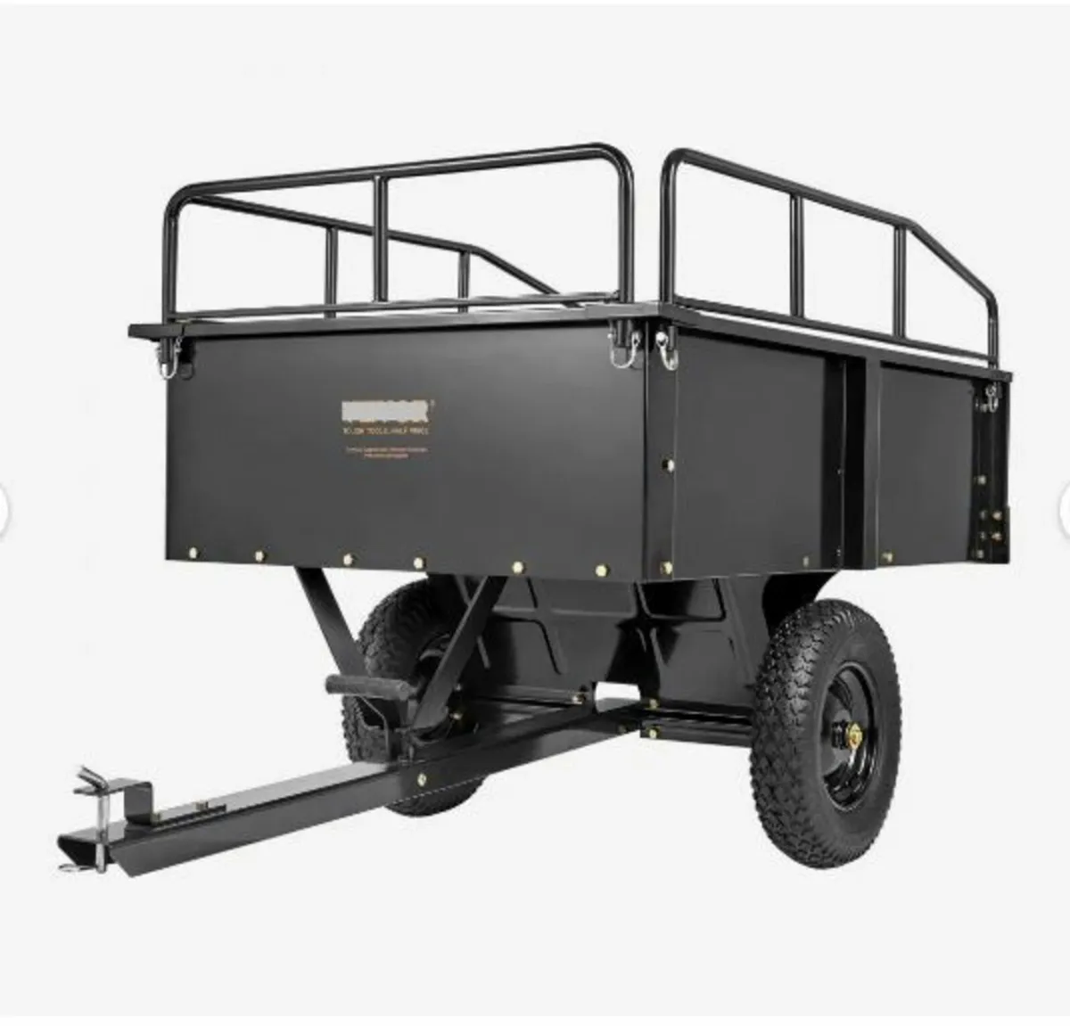 Heavy Duty ATV Trailer Steel Dump Cart - Image 1