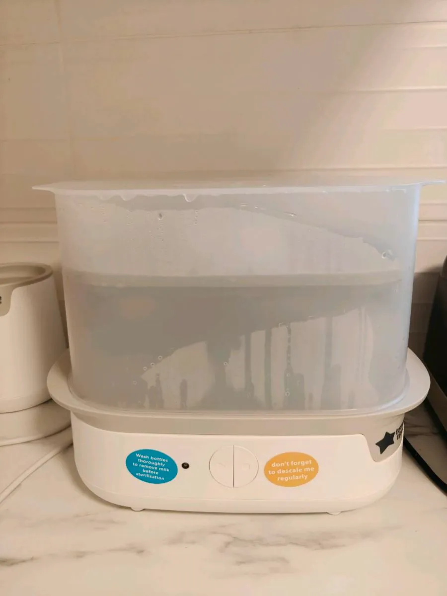 Tommee Tippee White Supersteam Electric Steam Ster - Image 1