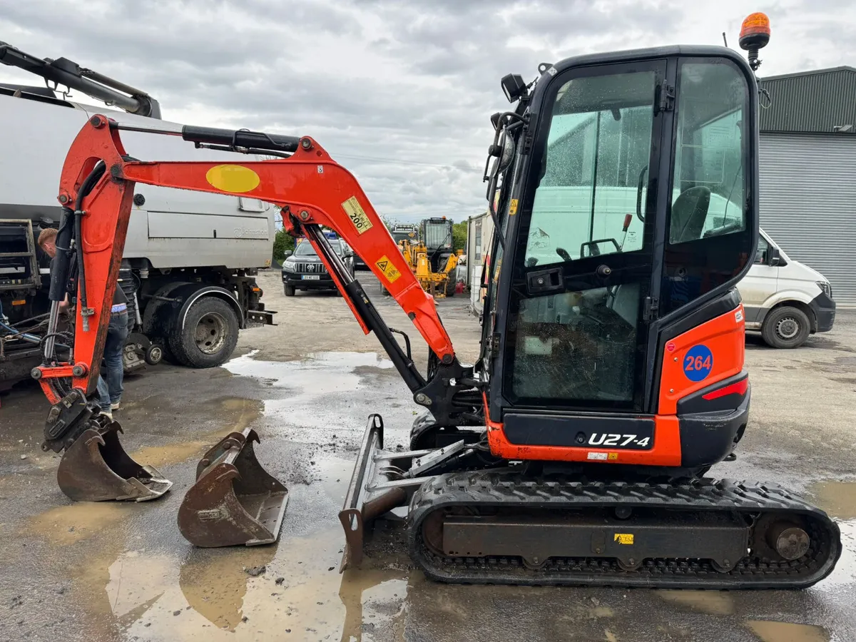2016 Kubota U27-4 (No VAT) - Image 1