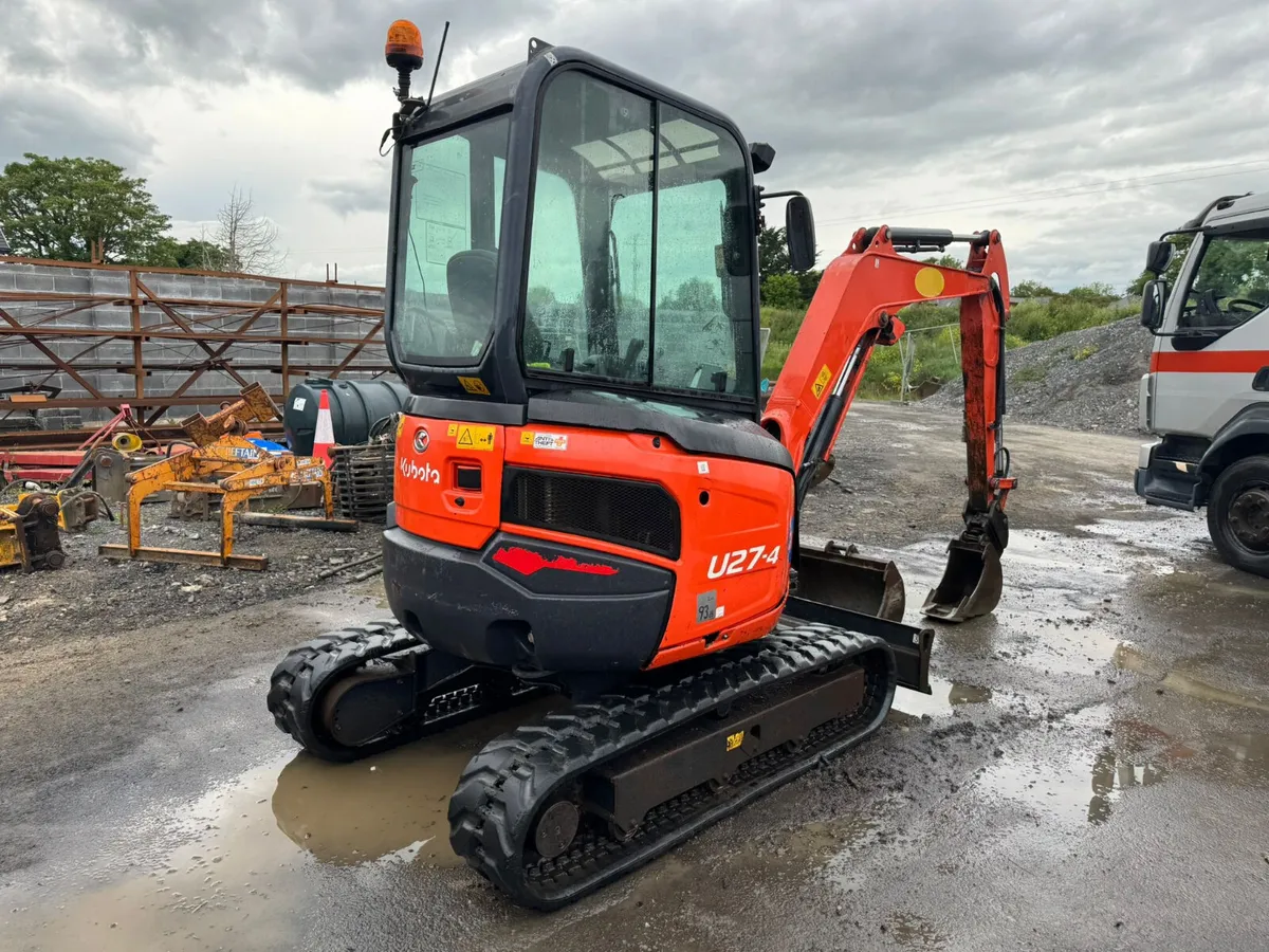 2016 Kubota U27-4 (No VAT) - Image 4