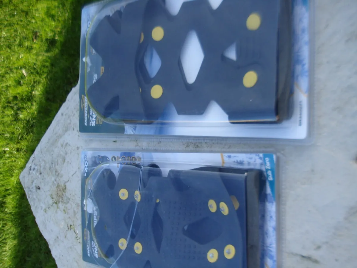 SHOE SLIP ON SNOW GRIPS. UK 6-9. UK 10-12. 2 PAIRS - Image 3