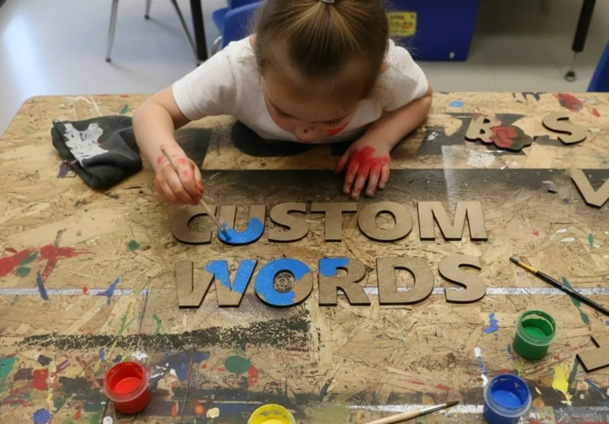 Custom MDF Letters - Loose, Unpainted - Image 2