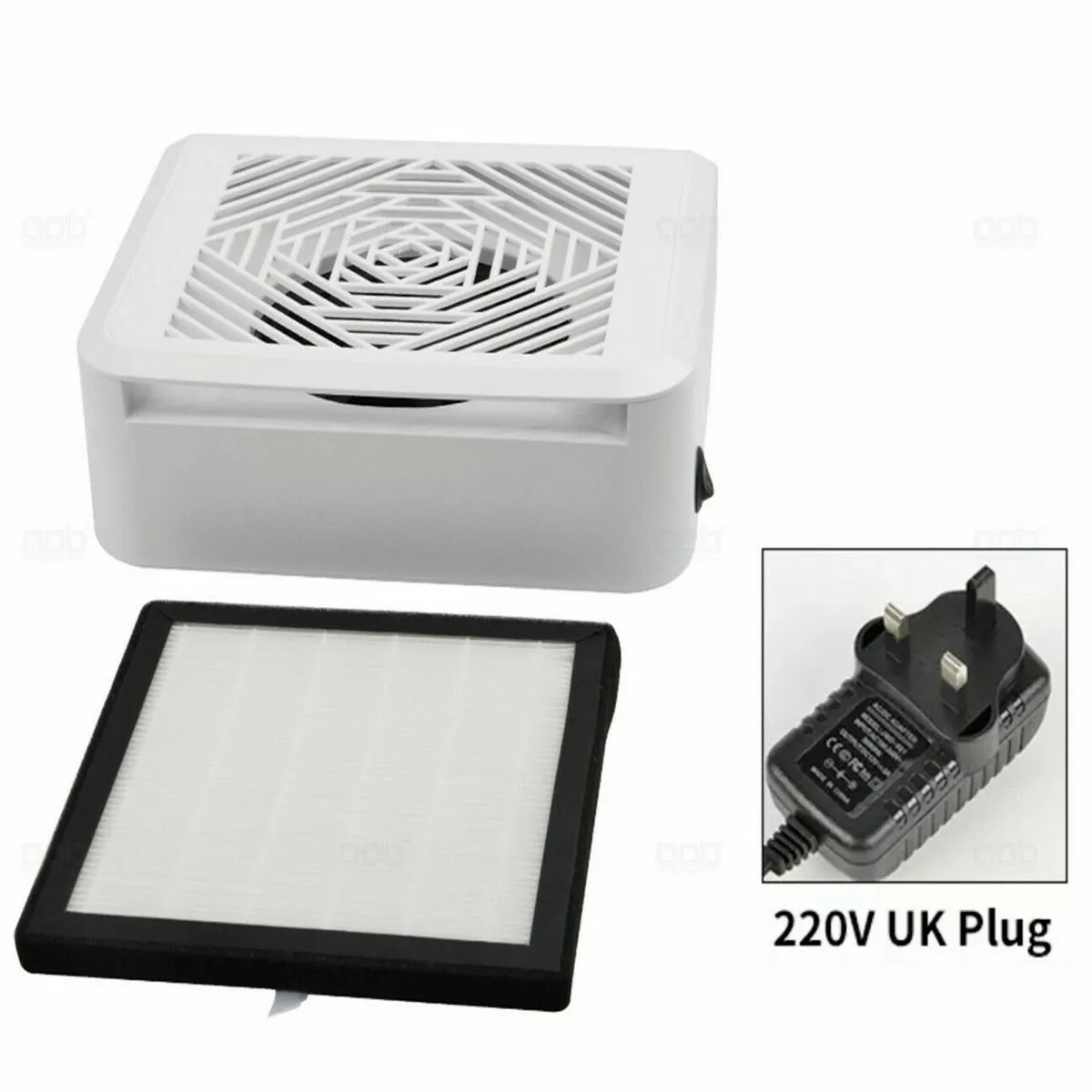 Nail Dust Collector 45W – Powerful Vacuum Fan - Image 3