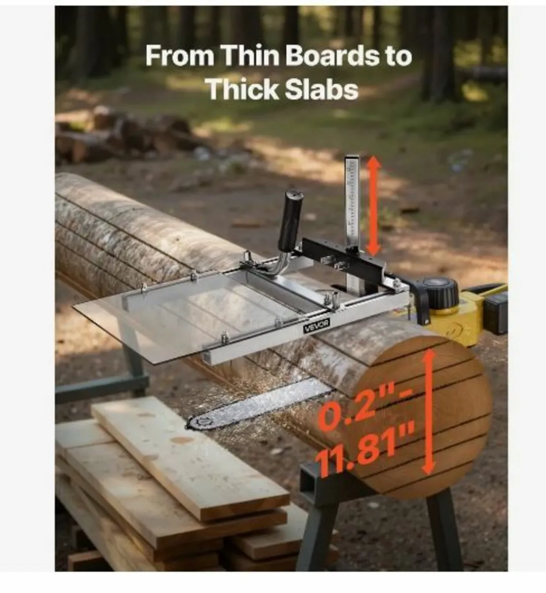 Chainsaw Mill, Portable Sawmill Fits 41-51 cm - Image 3