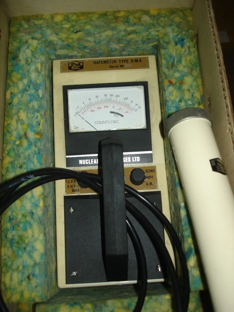 GEIGER COUNTER (Detects radioactivity)