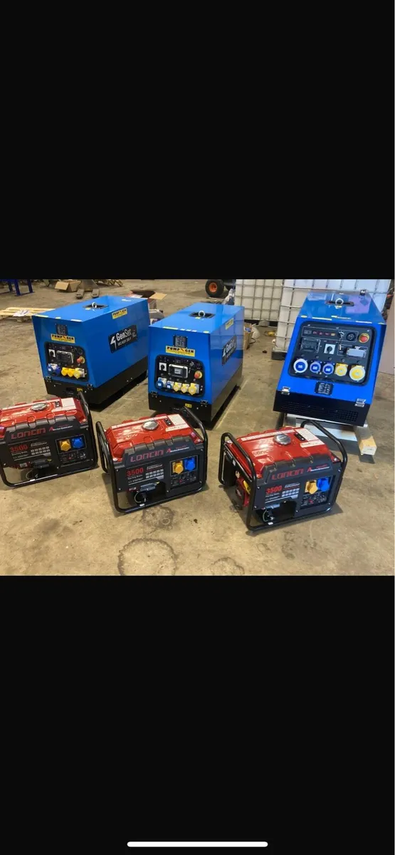 Petrol and diesel generators, new stock - Image 2