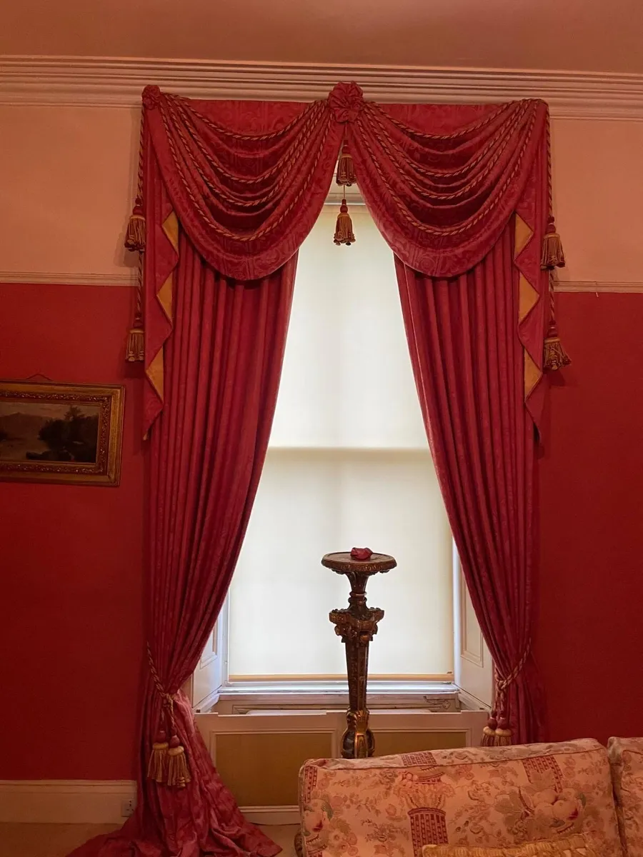 Vintage style modern curtains, designer fabrics - Image 2