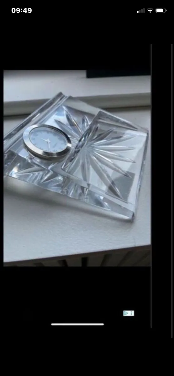 Waterford Crystal Desk Clock - Image 2