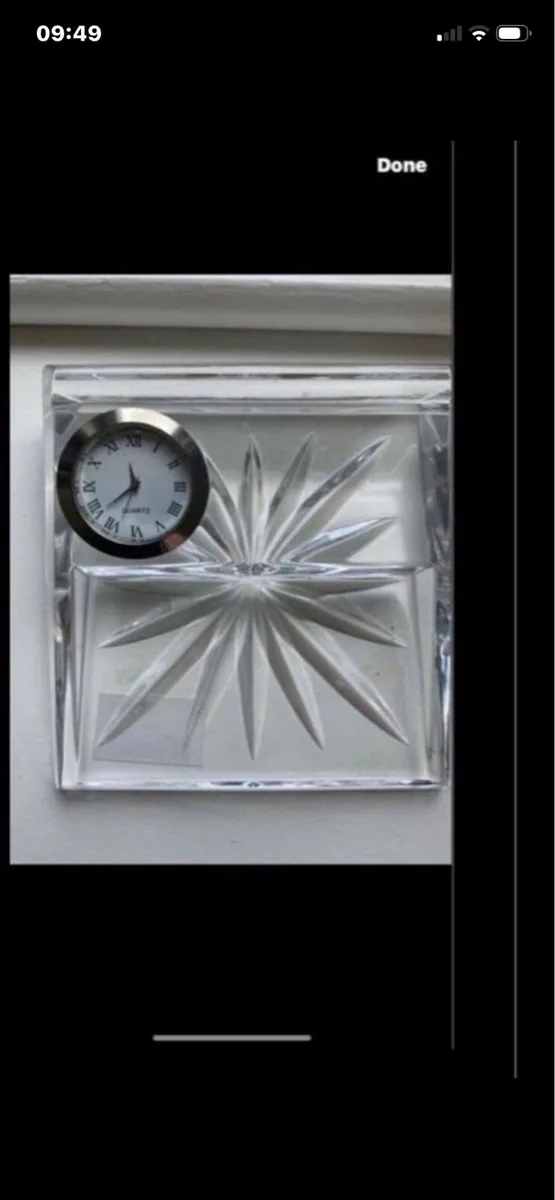 Waterford Crystal Desk Clock - Image 1