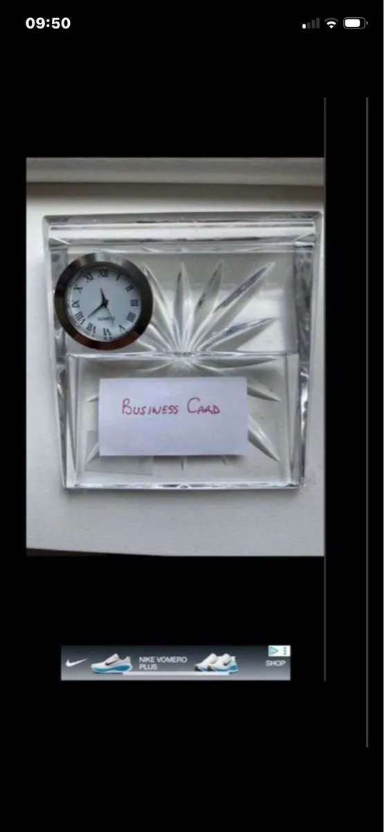 Waterford Crystal Desk Clock - Image 4