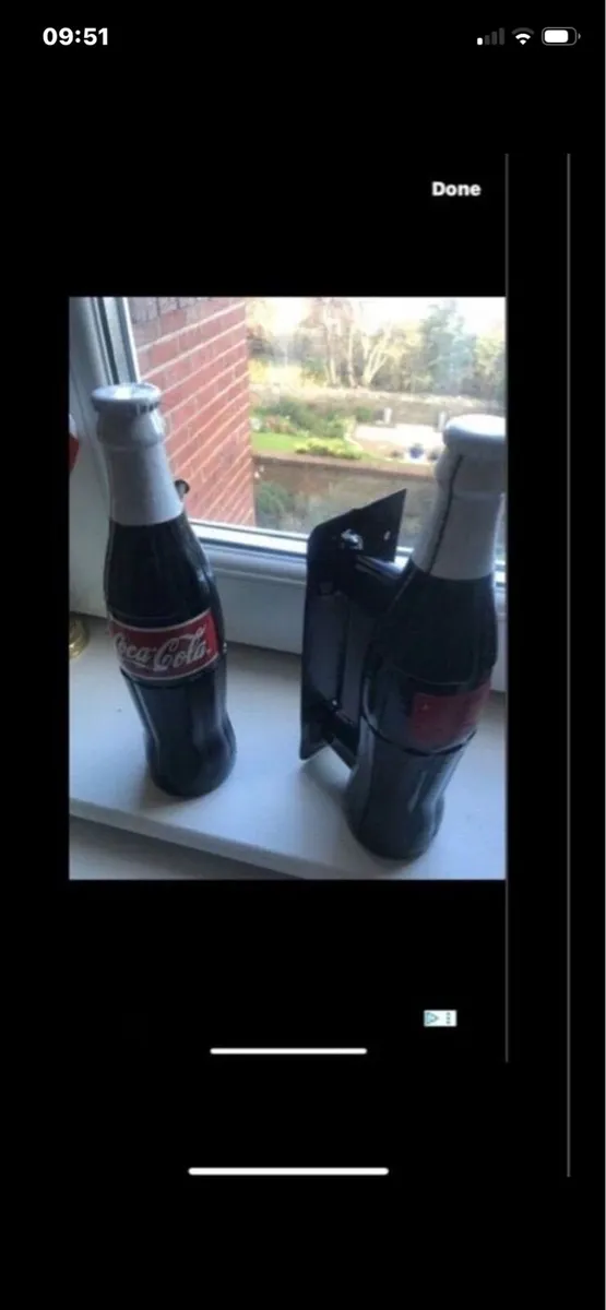 Very Rare Coca Cola Metal Door Handles - Image 4