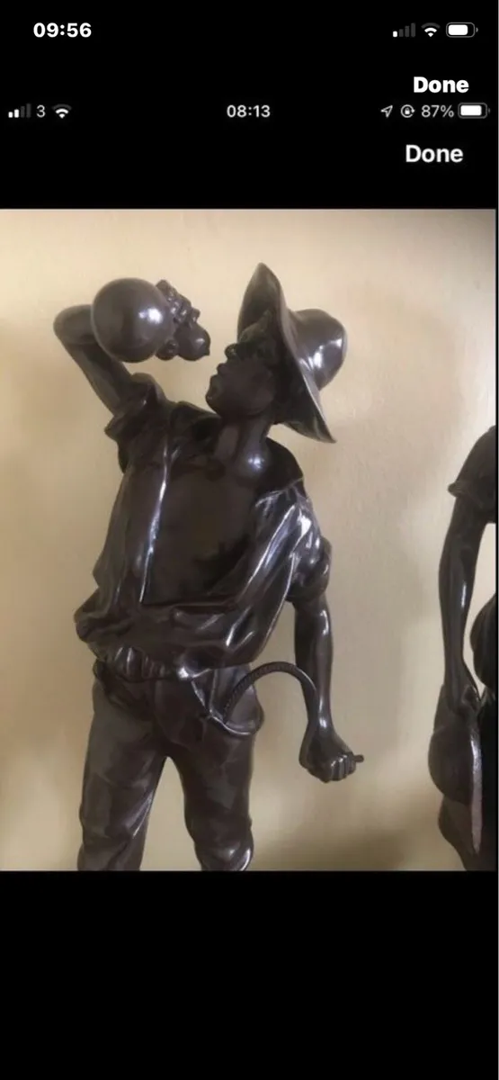 Antique Bronze Statues - Image 2