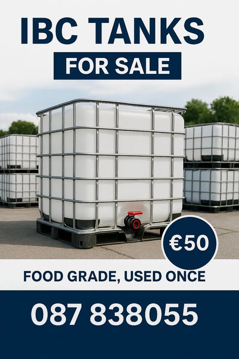 IBC TANKS ATHLONE/Delivery available extra. - Image 1