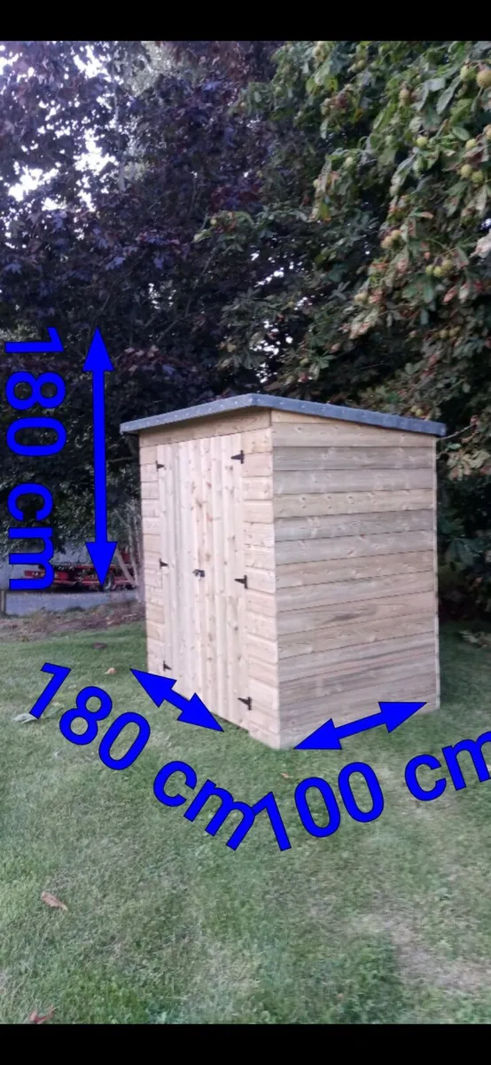 Timber garden storage boxes - Image 2