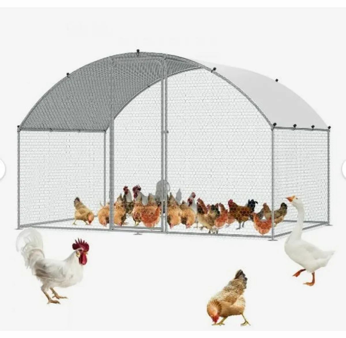 Chicken Coop, 3x1.97x1.99 m Walk-in Large - Image 1