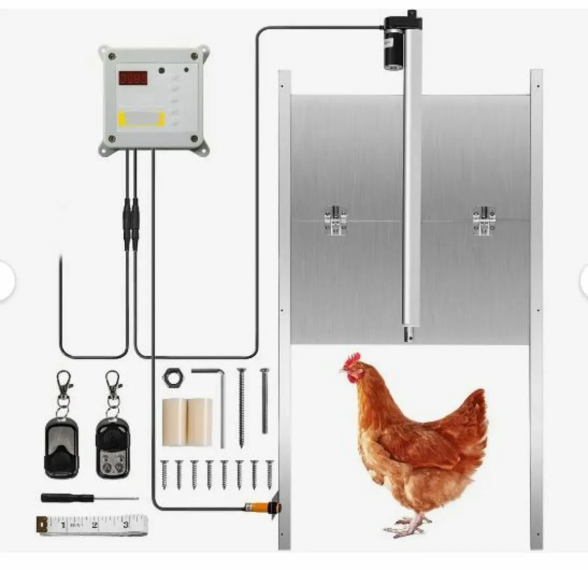 Automatic Chicken Coop Door, Timer and Light - Image 2